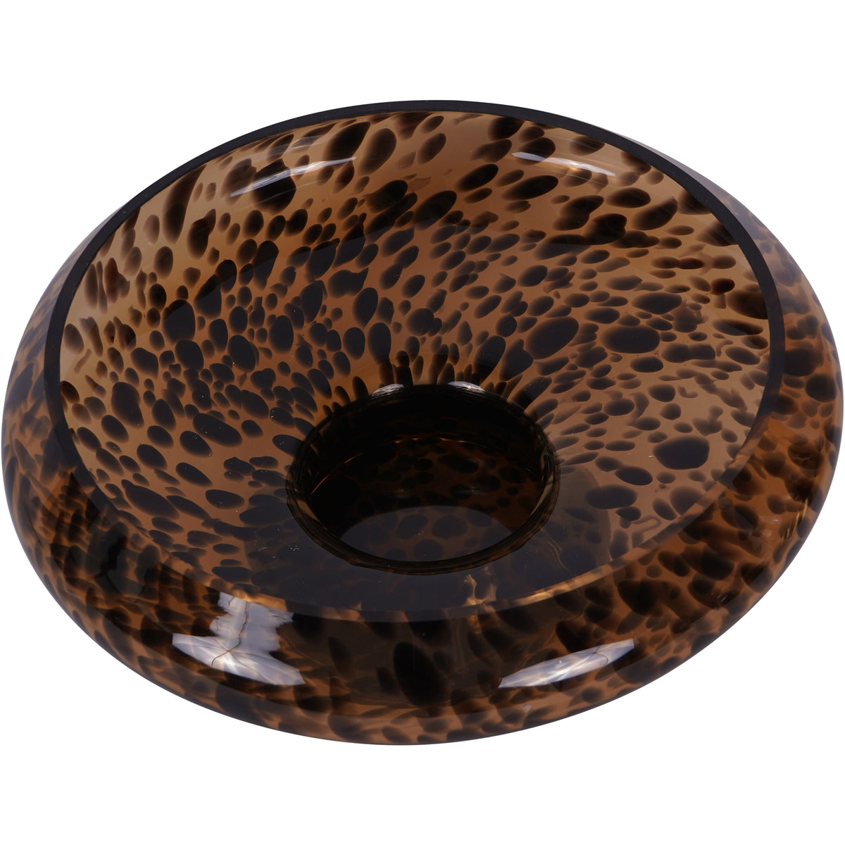 Soren Tortoiseshell Glass Decorative Bowl