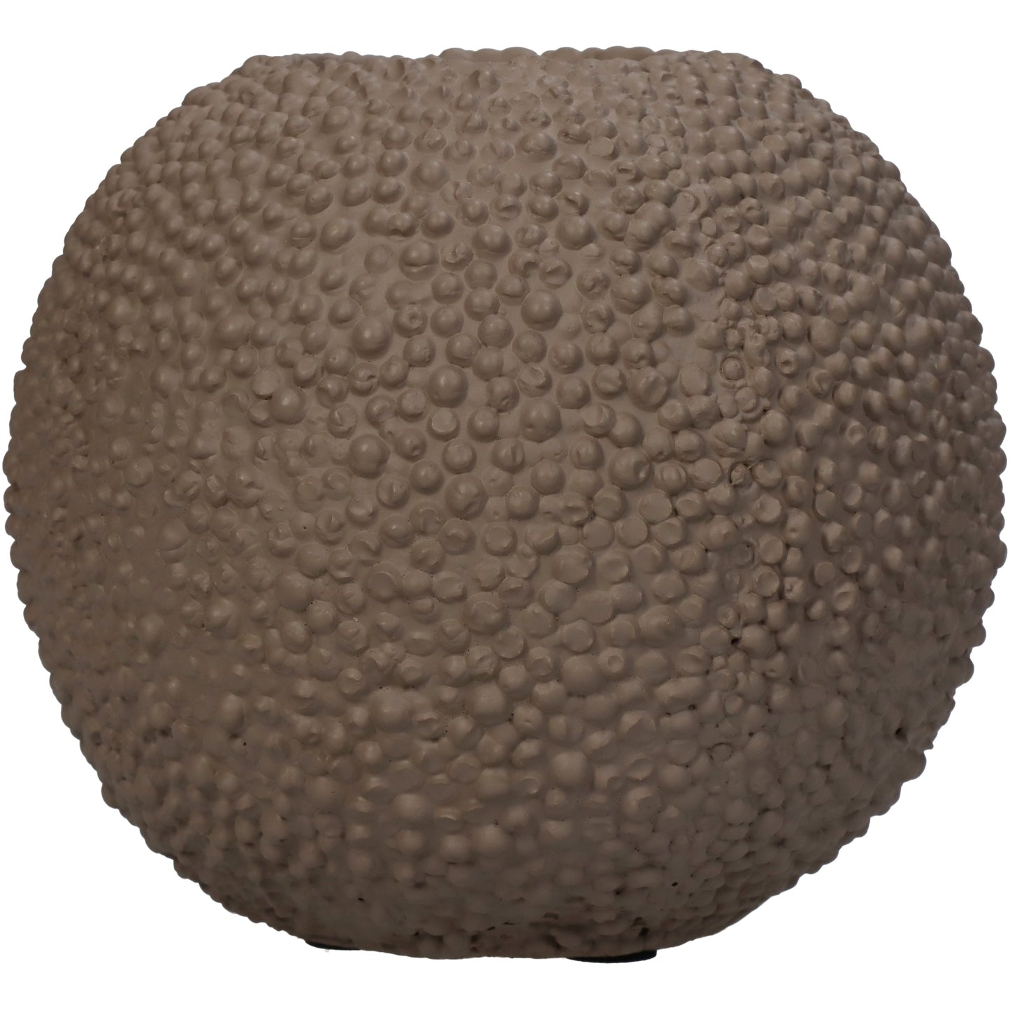 Textured Concrete Sphere Candle Holder – Small