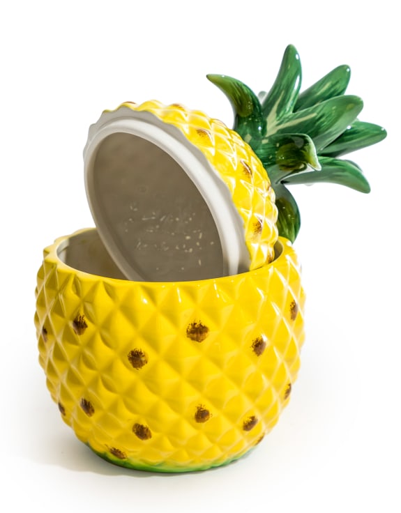 Ceramic Pineapple Storage Jar – Large