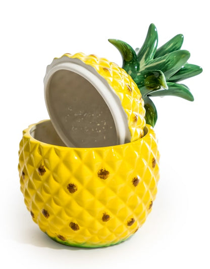 Ceramic Pineapple Storage Jar – Large